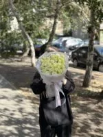 Букет из 31 белой розы — фото 3