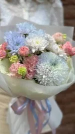 Букет из микс цветов «Комплимент №2» — фото 3